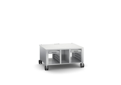 Mobiler Edelstahlwagen für Gastronomie