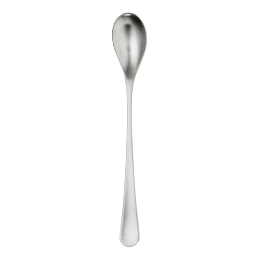 Langer Edelstahl-Löffel für Gastronomie.