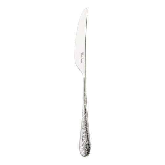 Silbernes Messer mit Gravur.