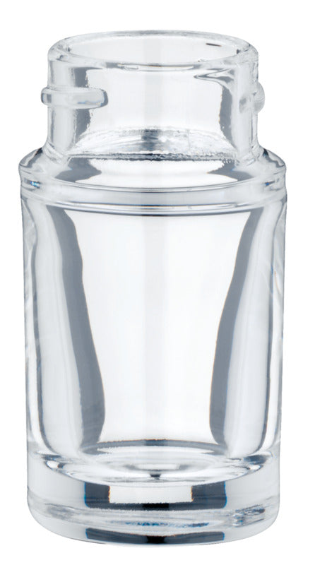 Leere Glasflasche für Getränke