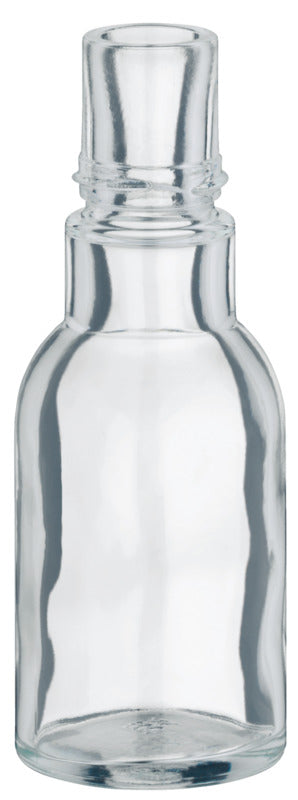 Leere Glasflasche für Getränke