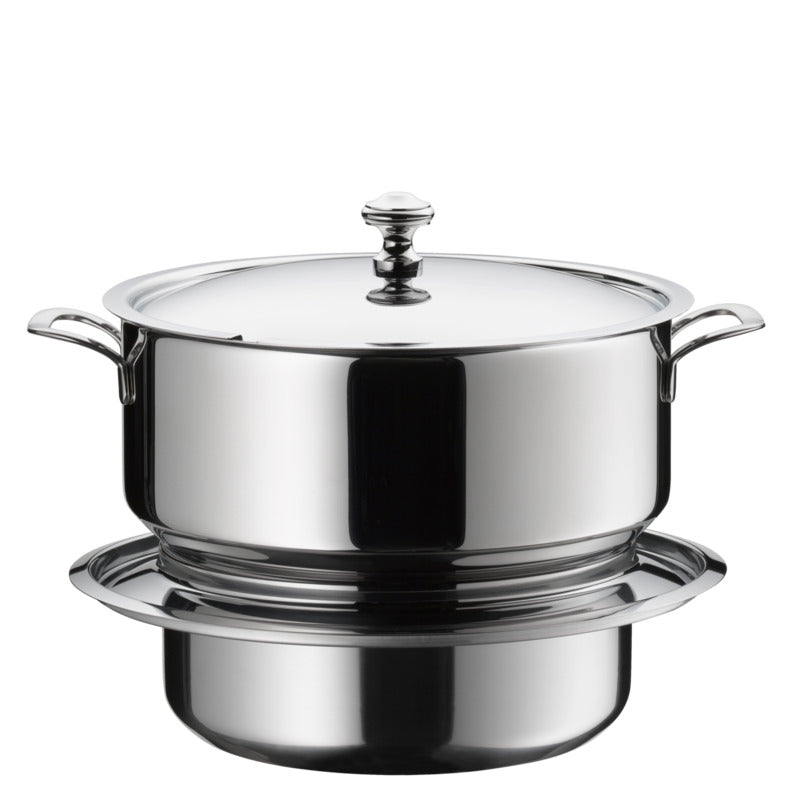 Metalltopf mit Deckel, B2B Gastronomie