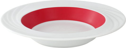 Spezialteller tief rund Fahne Relief 23cm 'DONNA SENIOR'