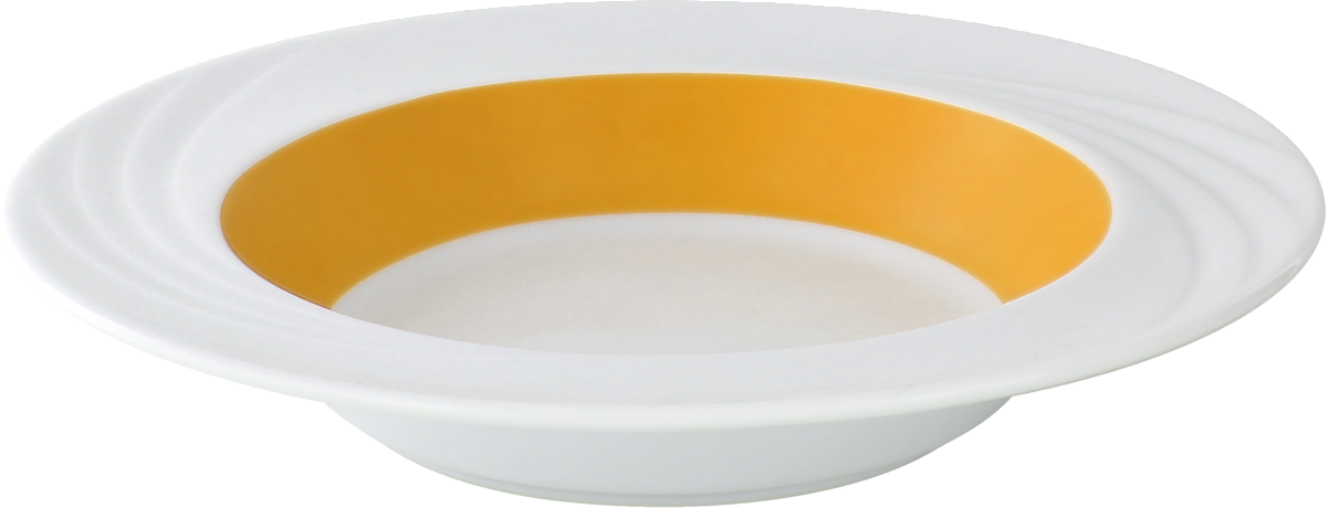 Spezialteller tief rund Fahne Relief 23cm 'DONNA SENIOR'