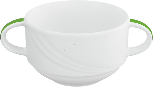 Suppenobertasse stapelbar Relief 0.28l 'DONNA'