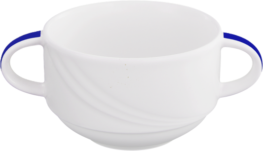 Suppenobertasse stapelbar Relief 0.28l 'DONNA'