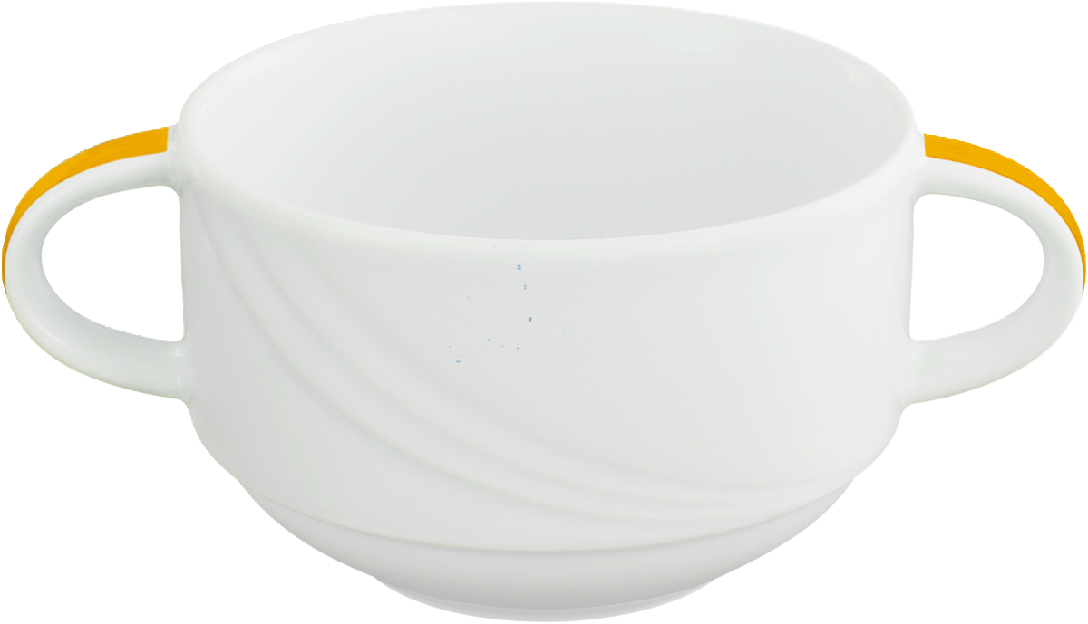 Suppenobertasse stapelbar Relief 0.28l 'DONNA'
