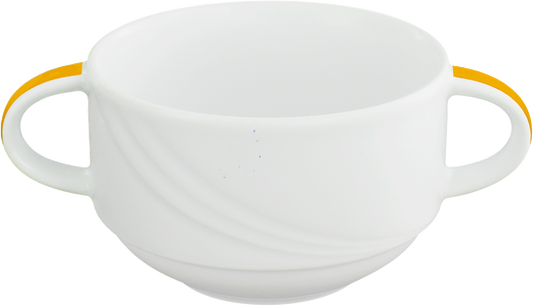 Suppenobertasse stapelbar Relief 0.28l 'DONNA'
