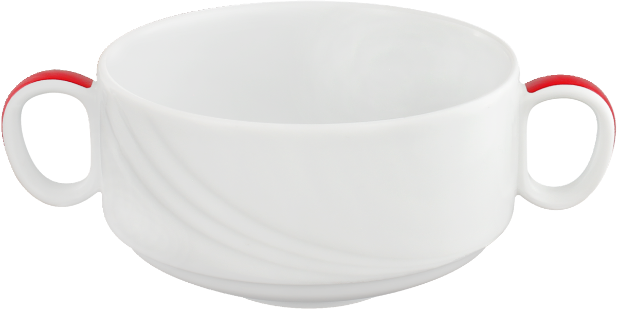 Suppenobertasse stapelbar Relief 0.50l 'DONNA SENIOR'