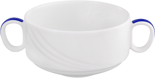 Suppenobertasse stapelbar Relief 0.50l 'DONNA SENIOR'