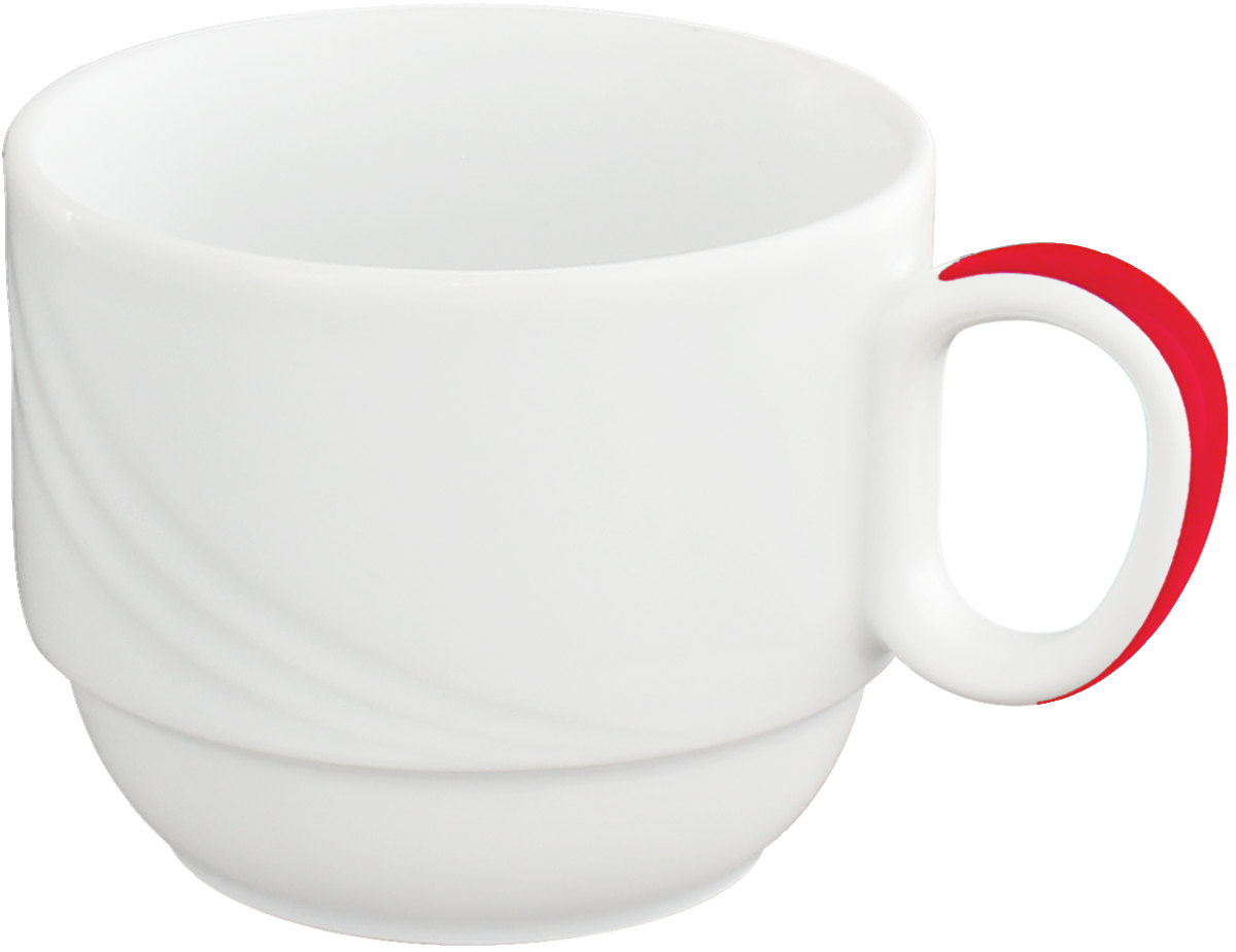Spezialobertasse stapelbar Relief 0.18l 'DONNA SENIOR'