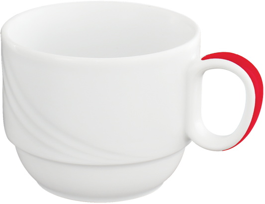 Spezialobertasse stapelbar Relief 0.18l 'DONNA SENIOR'