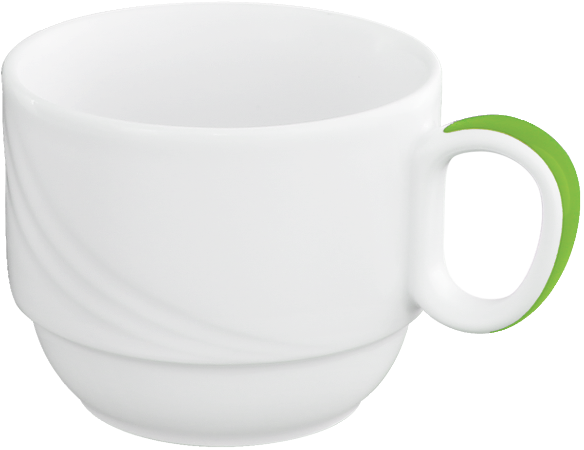 Spezialobertasse stapelbar Relief 0.18l 'DONNA SENIOR'