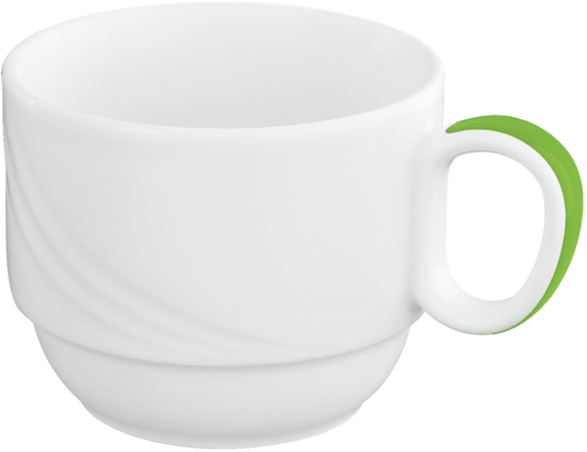 Spezialobertasse stapelbar Relief 0.18l 'DONNA SENIOR'