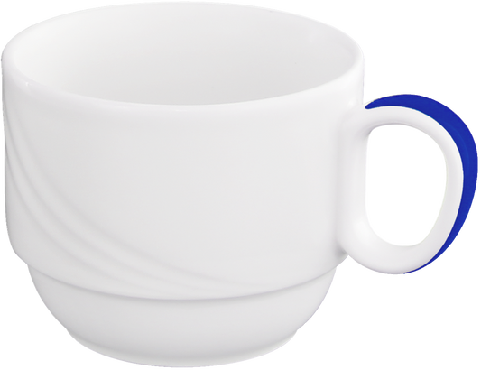 Spezialobertasse stapelbar Relief 0.18l 'DONNA SENIOR'
