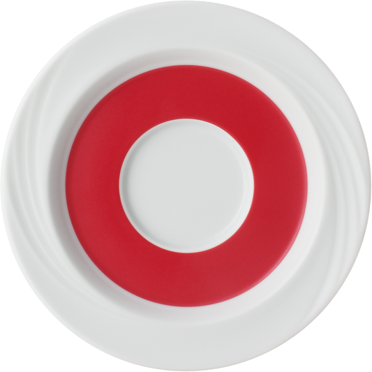 Spezialuntertasse rund Relief 17cm 'DONNA SENIOR'