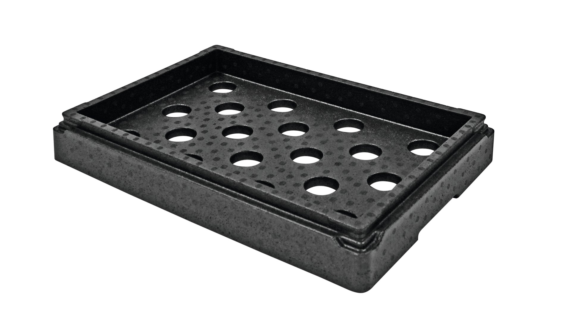 Gastronomie-Behälter mit Löchern.