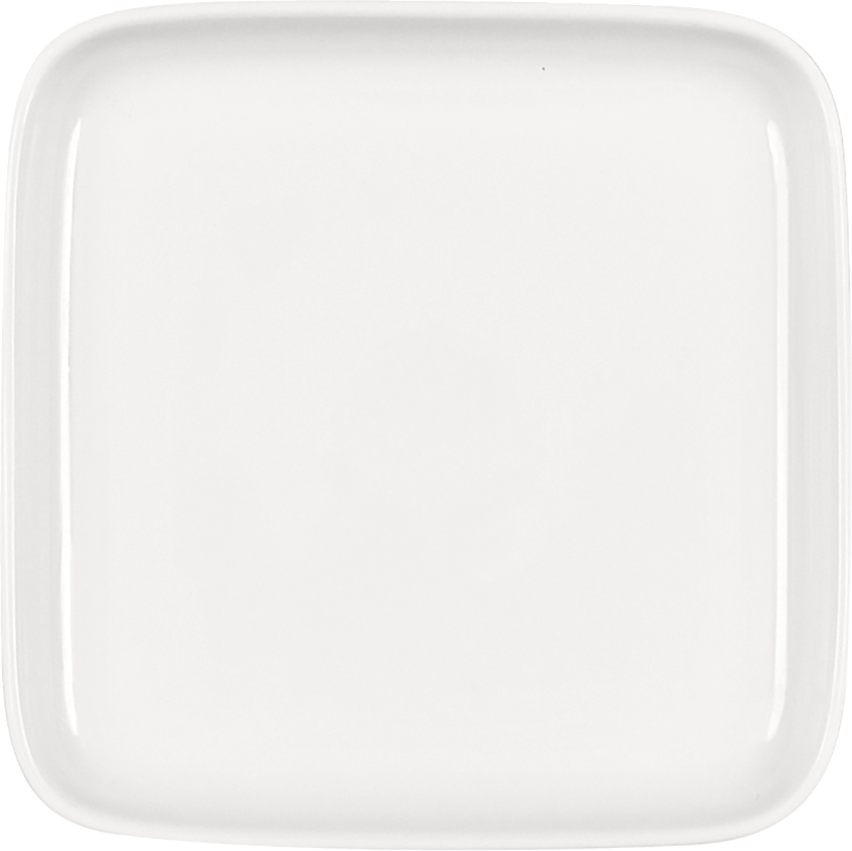 Leeres weißes Serviertablett