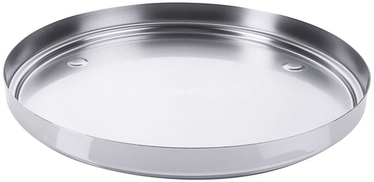 Rundes Edelstahl-Serviertablett für Gastronomie