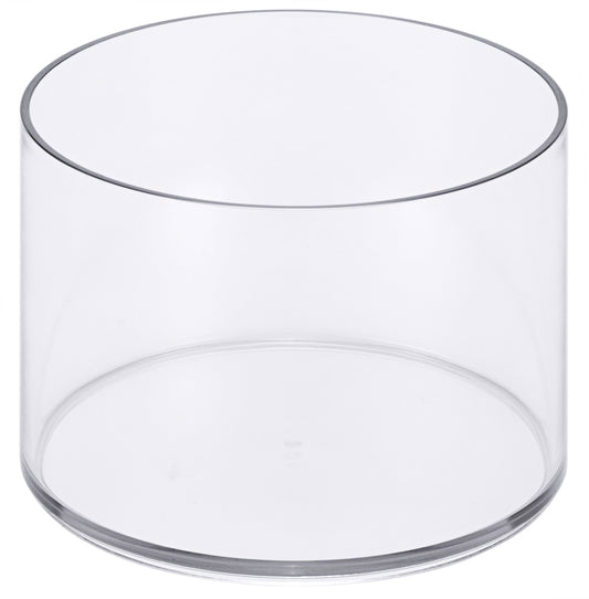 Leeres transparentes Glasbehälter