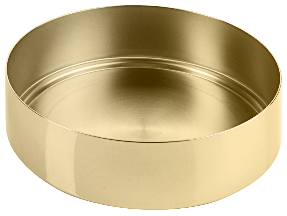 Goldene Blechdose für Gastronomiebedarf