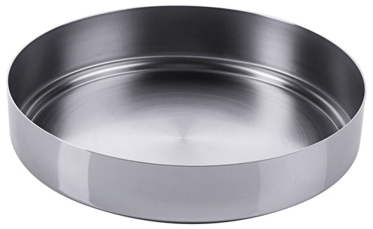 Runde Edelstahlschale für Gastronomie