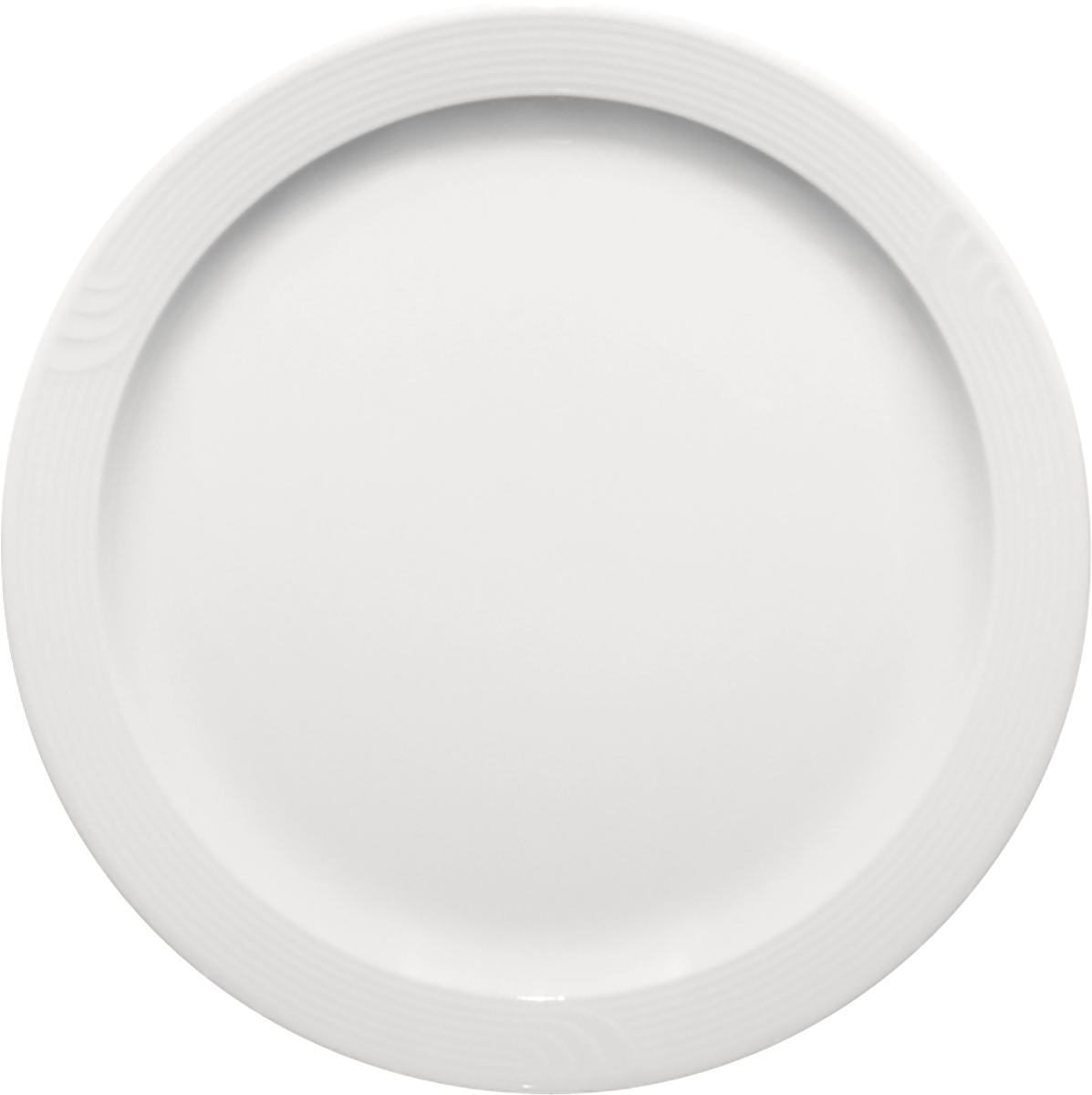 Leere weiße Pappteller, B2B Gastronomie