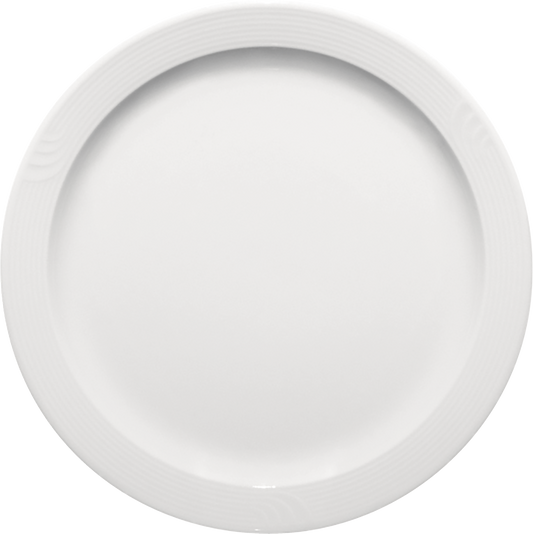 Leere weiße Pappteller, B2B Gastronomie