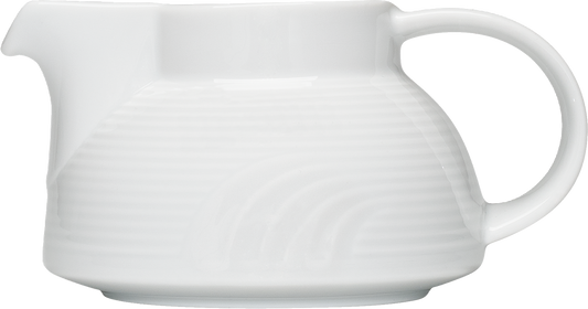 Weiße Kaffeekanne für Gastronomie
