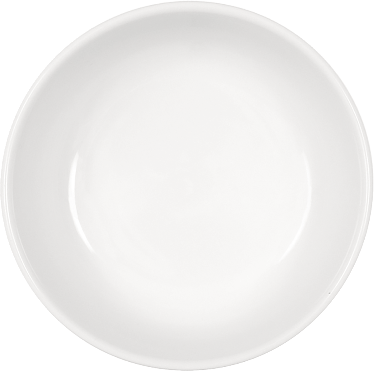 Leere weiße Teller für Gastronomie.