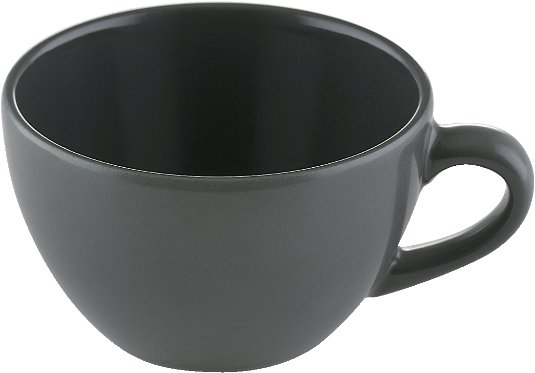 Leere graue Kaffeetasse, B2B Gastronomie