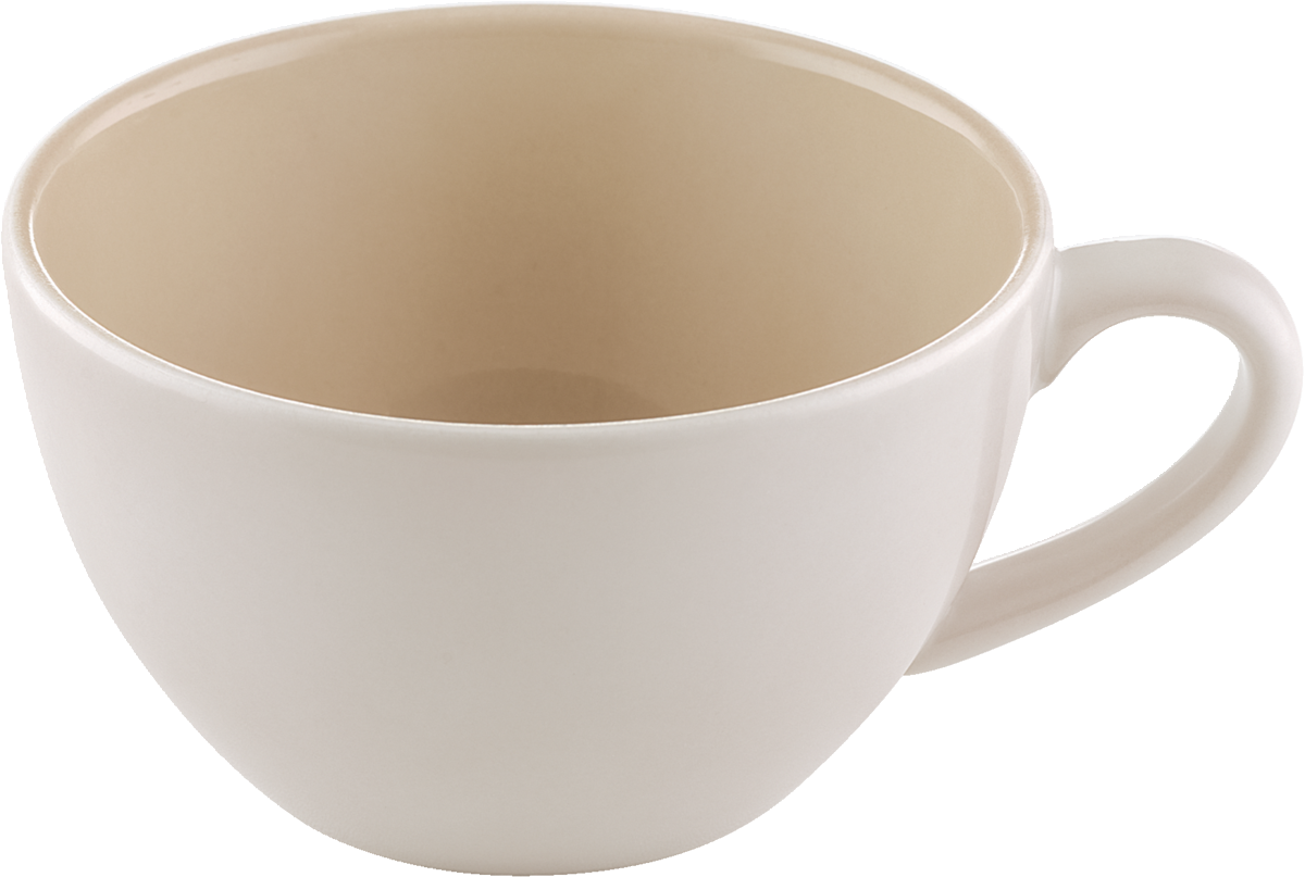 Weiße Kaffeetasse, Nahaufnahme, B2B Gastronomie
