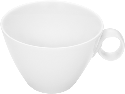 Weiße Kaffeetasse, B2B Gastronomie, leer