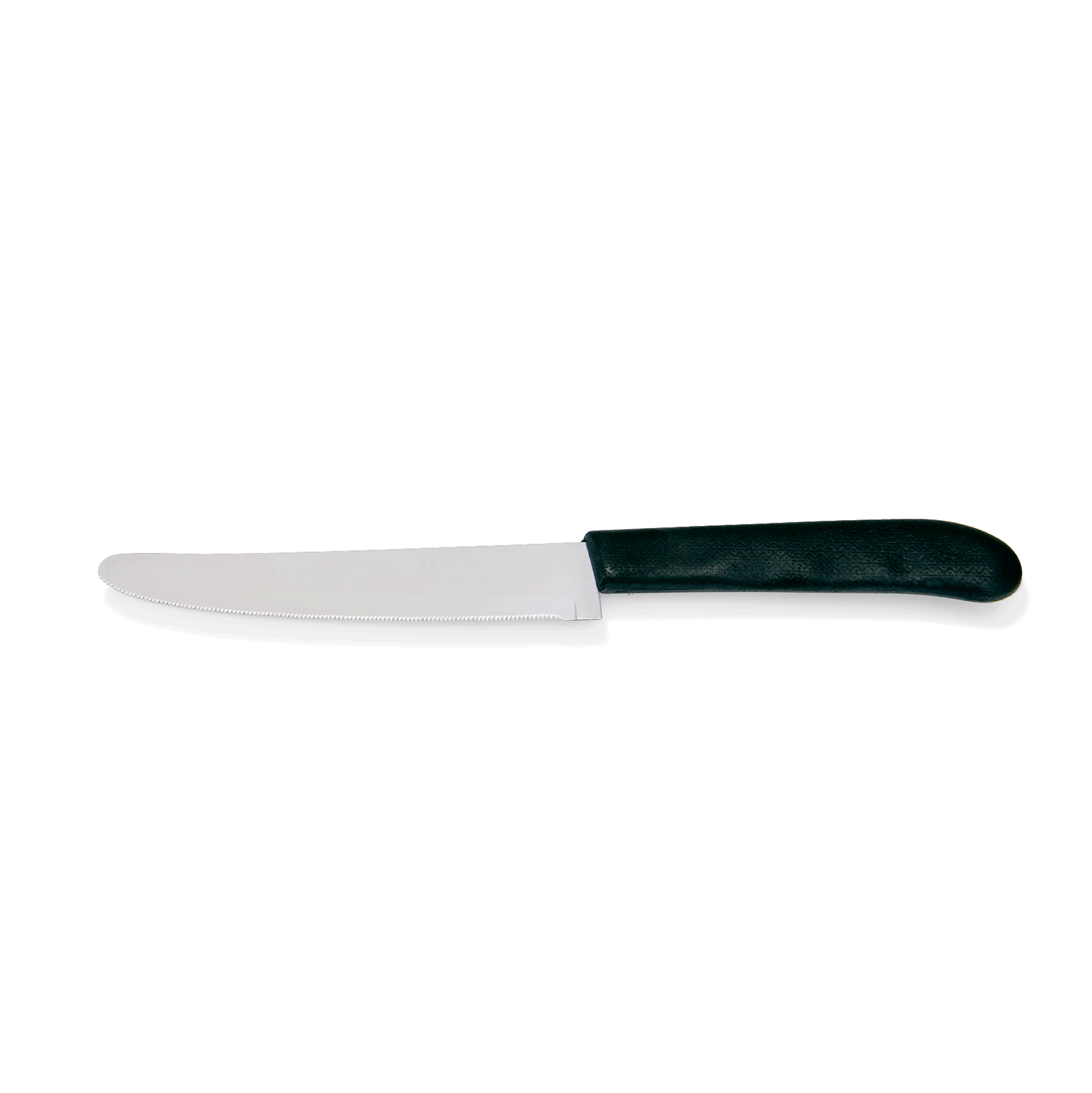 Messer mit schwarzem Griff.