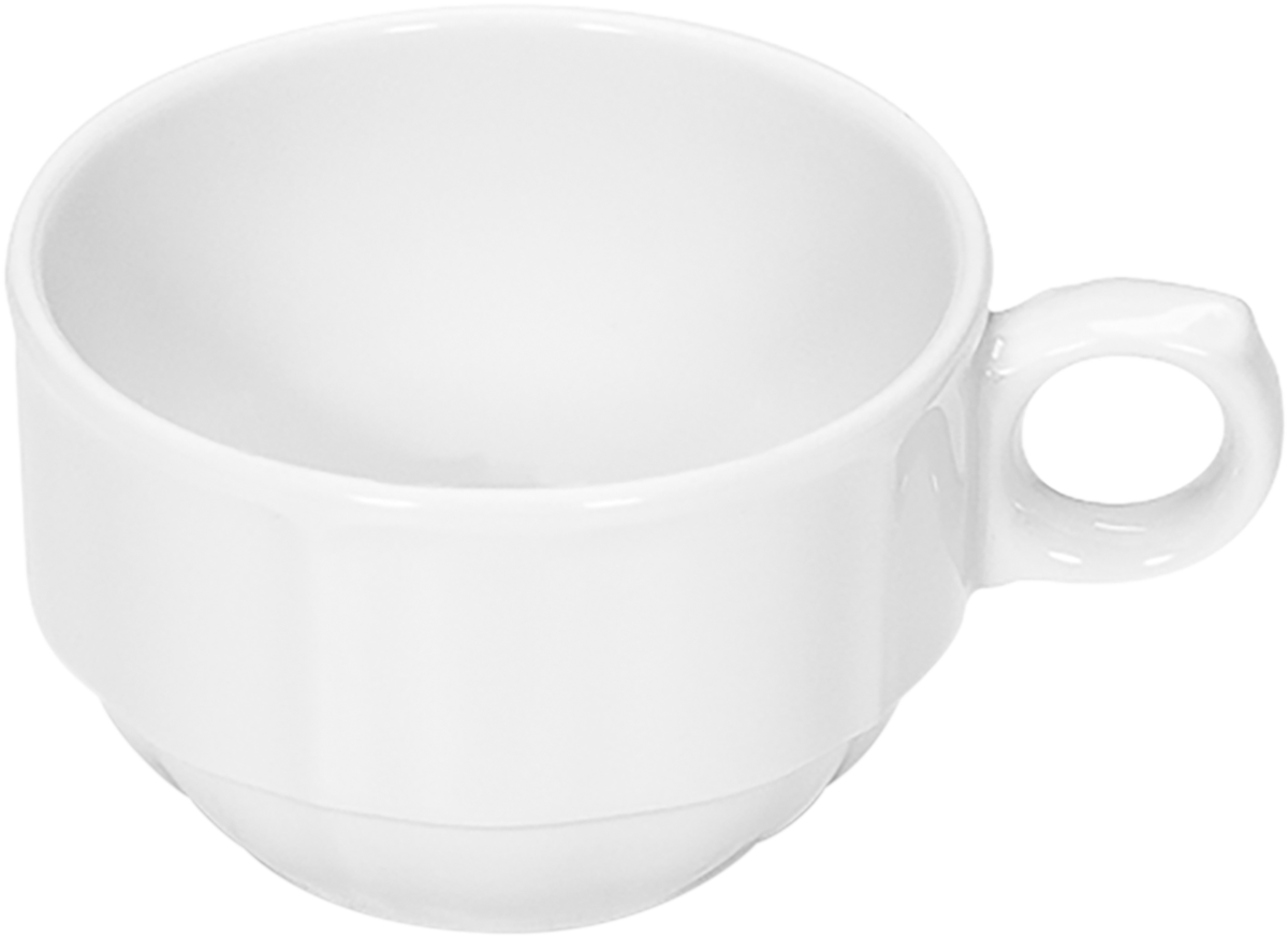 Weiße Kaffeetasse, B2B Gastronomie.