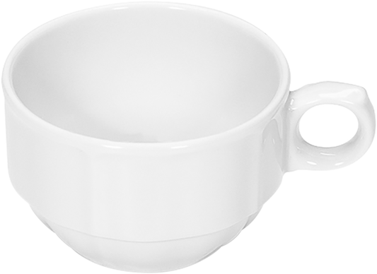 Weiße Kaffeetasse, B2B Gastronomie.