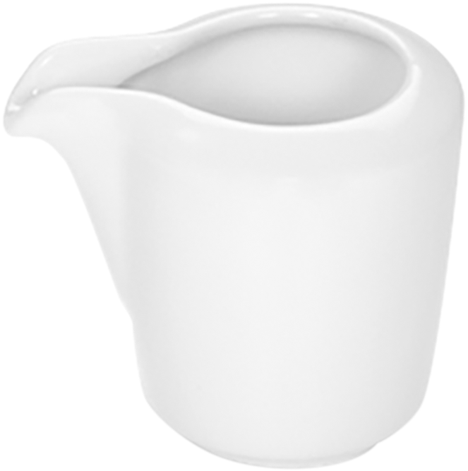 Weiße Milchkanne für Gastronomie