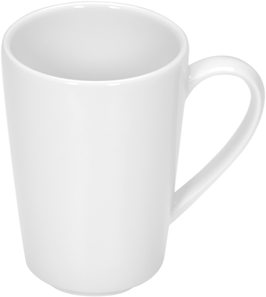 Weiße Kaffeetasse, leeres Getränk