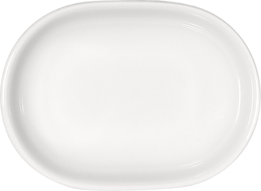 Leere weiße Servierschale, B2B Gastronomie