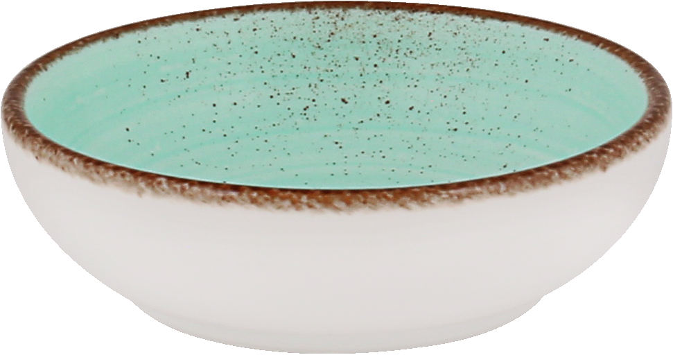 Bowl with speckled glaze