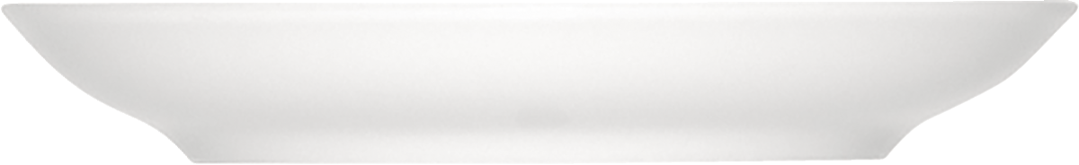 Weiße, rechteckige Porzellanschale.