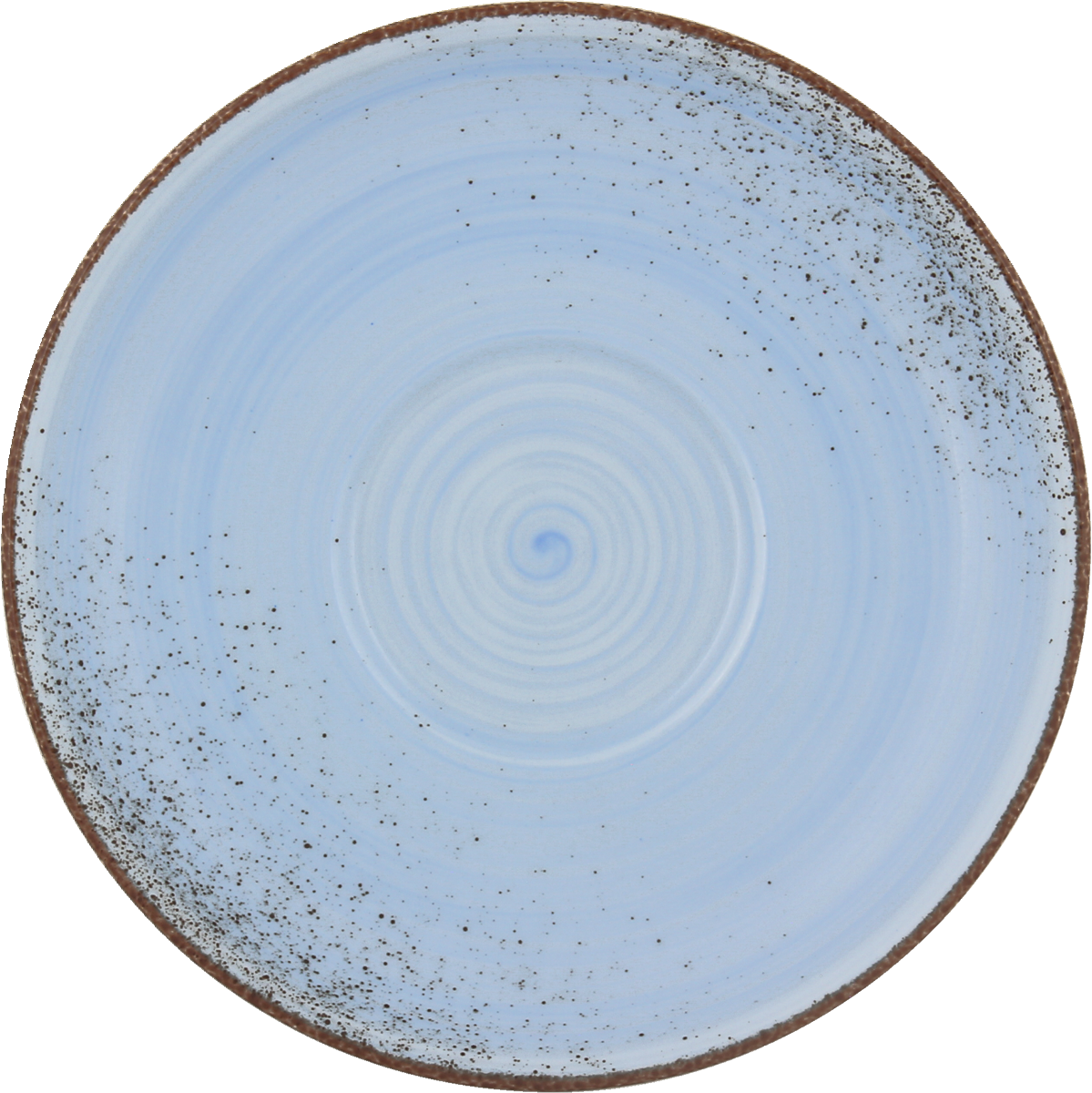 Blaue Keramik-Teile für Gastronomie