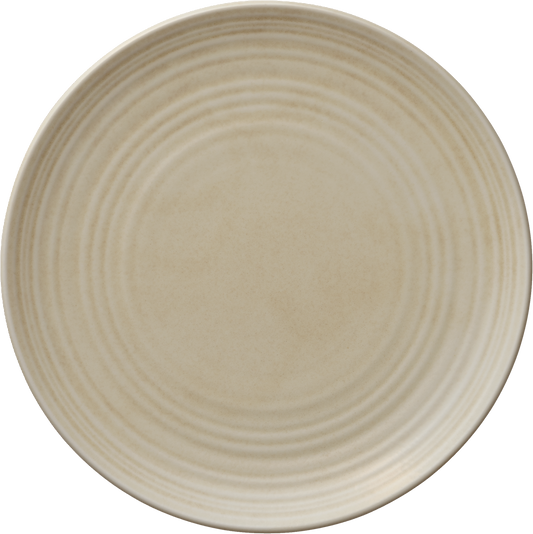 Leere beige Teller, B2B Gastronomie