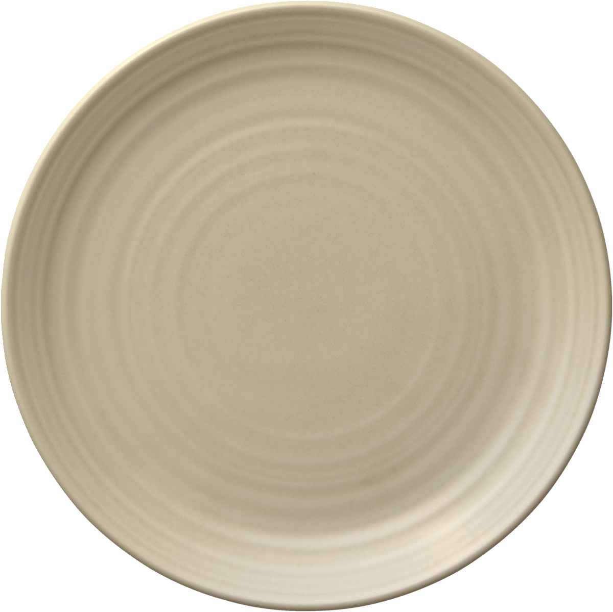 Leere beige Teller, B2B Gastronomie