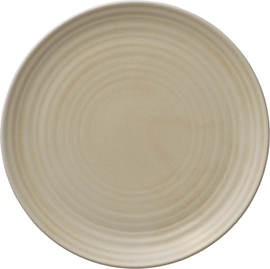 Leere beige Teller, B2B Gastronomie