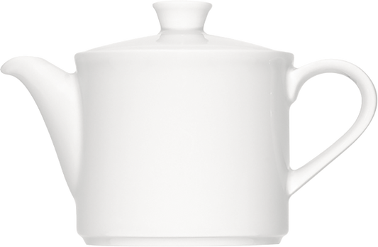 Weiße Teekanne für Gastronomie