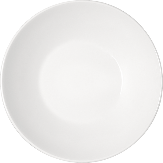 Leere weiße Bistroteller, B2B-Gastronomie