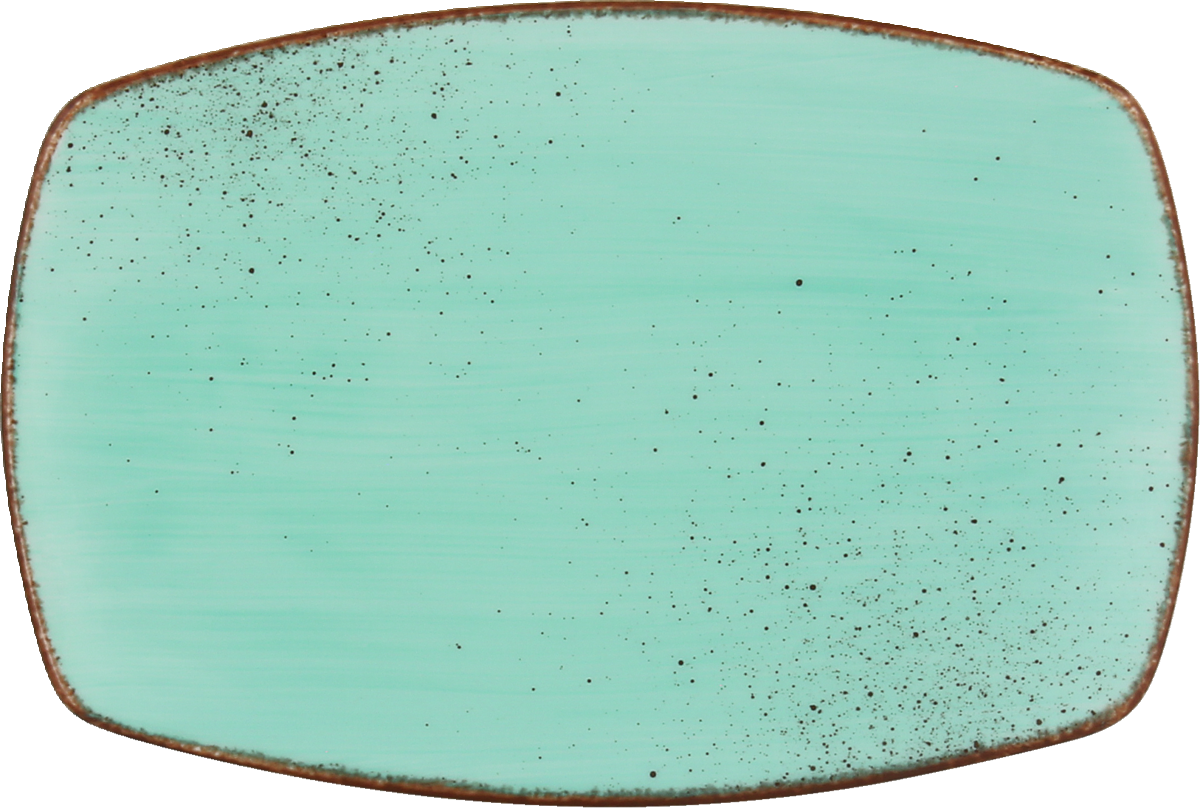 Blaue Keramikplatte, B2B Gastronomie