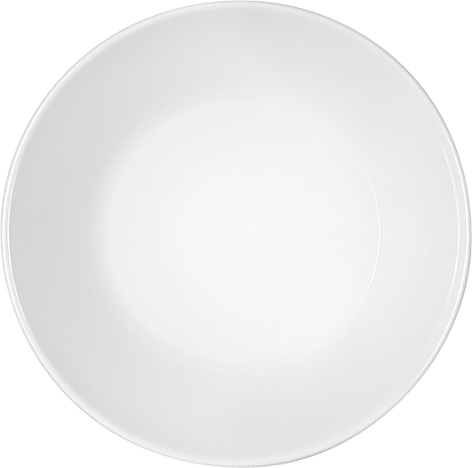 Leere weiße Speiseteller, B2B Gastronomie