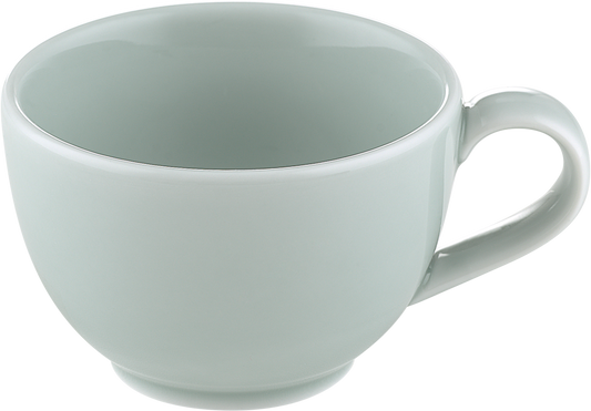 Weiße Kaffeetasse, Nahaufnahme, B2B Gastronomie